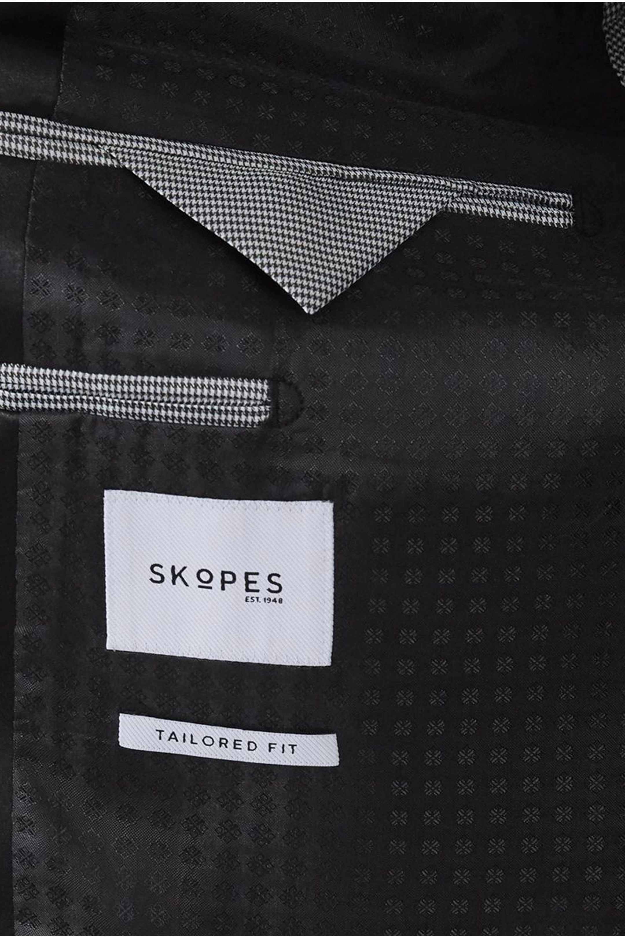 Newman Tailored Black Check Dinner Suit