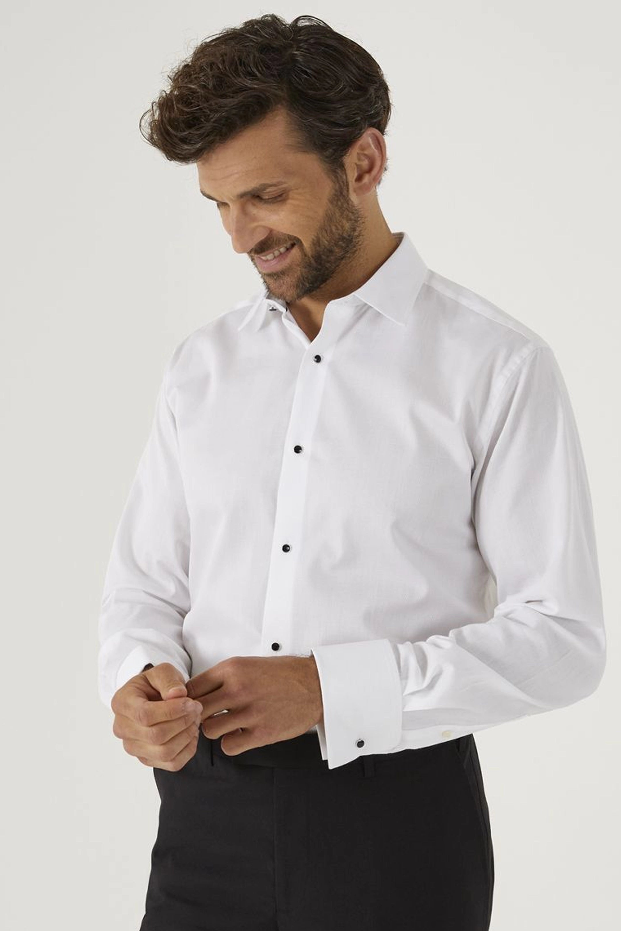 Luxury Tailored White Dress Shirt