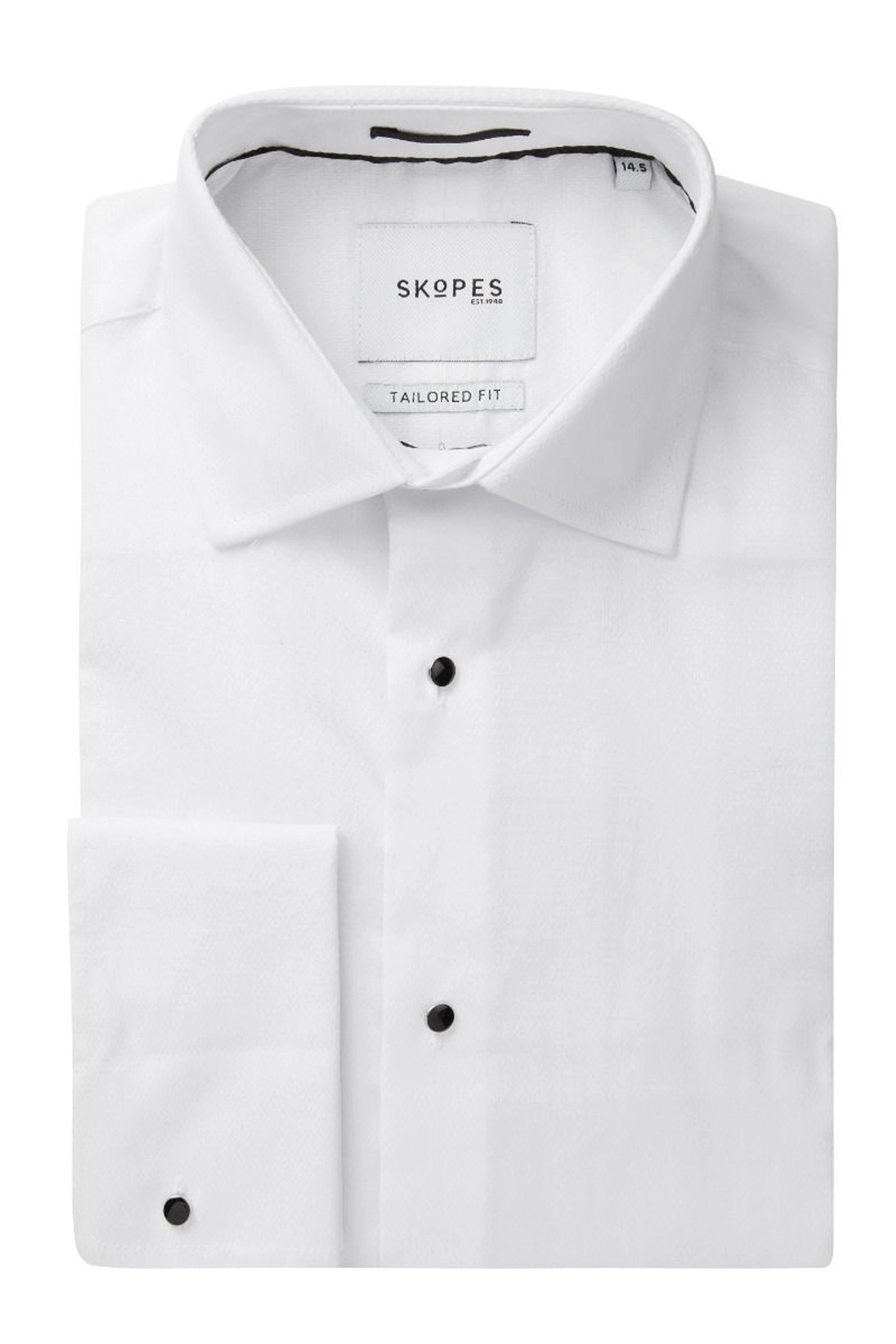 Luxury Tailored White Dress Shirt