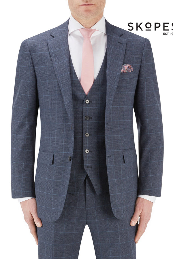 Anello Suit Blue Check