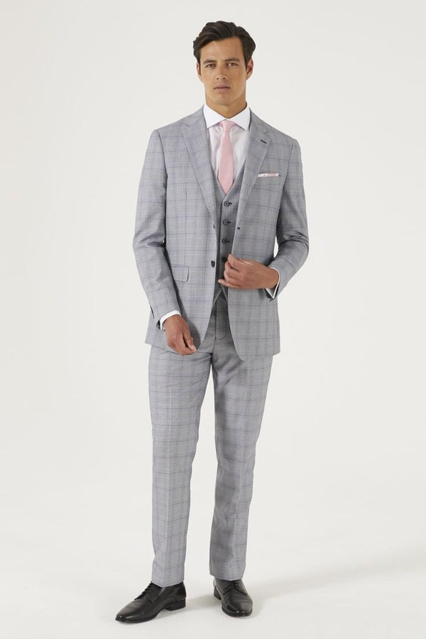 Anello Suit Grey Check