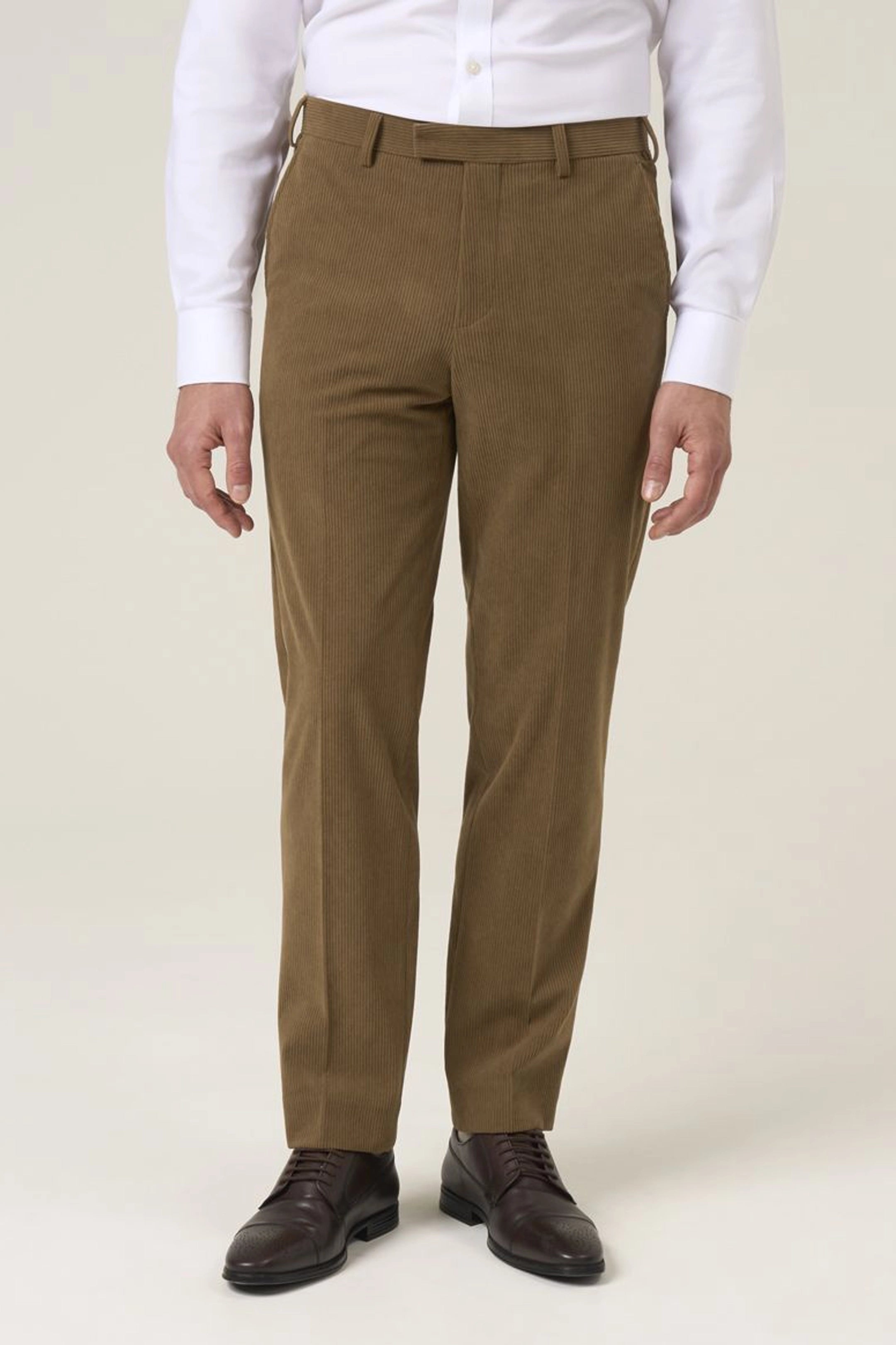 Dorsey Corduroy Camel 3 Piece Suit