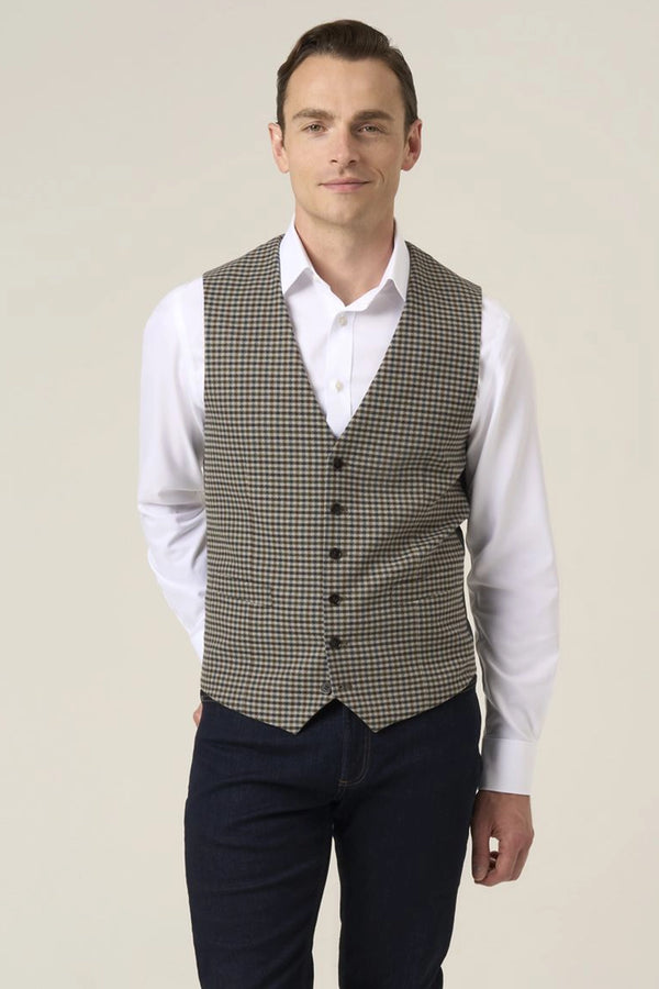 Boston Country Check Waistcoat