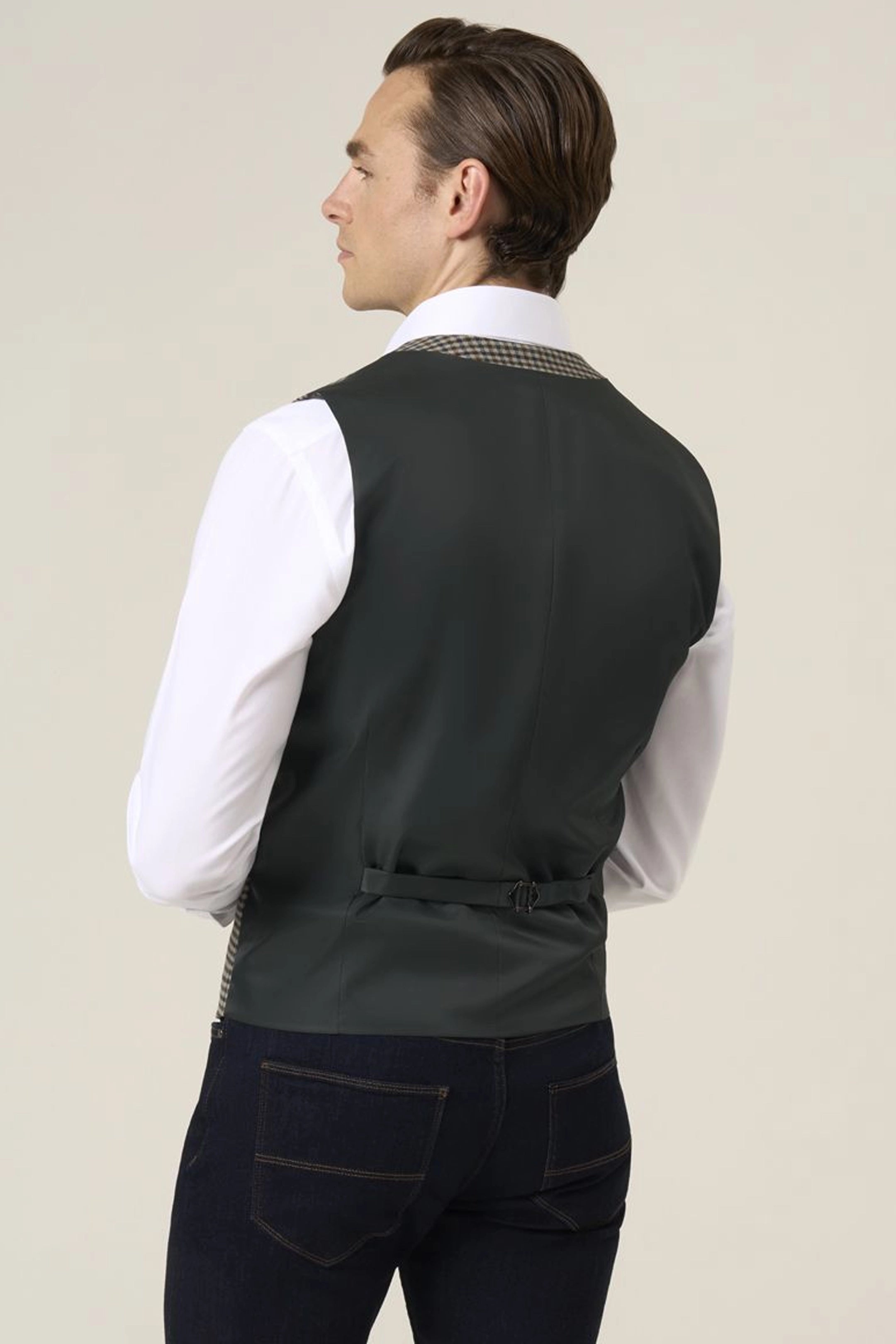 Boston Country Check Waistcoat