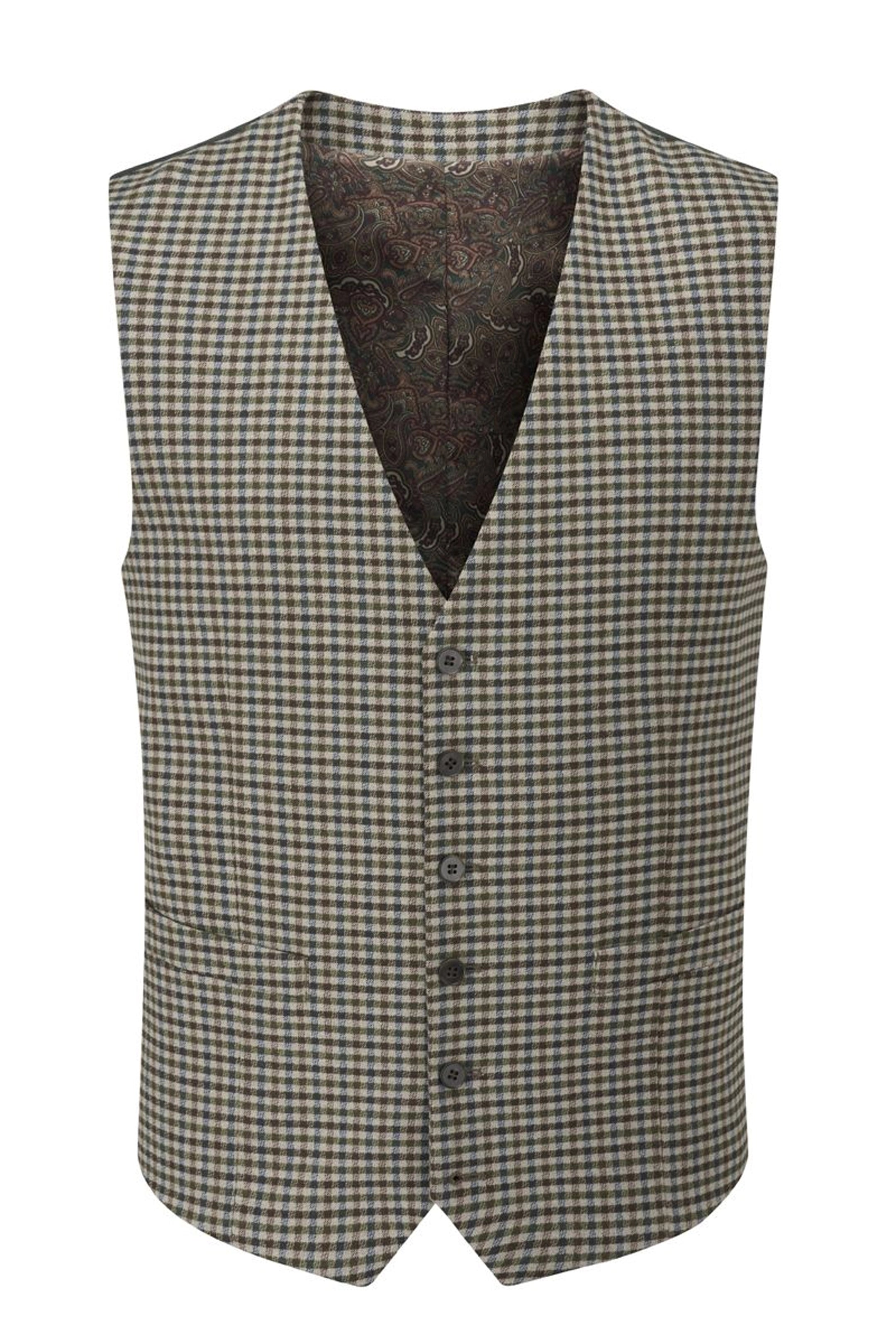 Boston Country Check Waistcoat