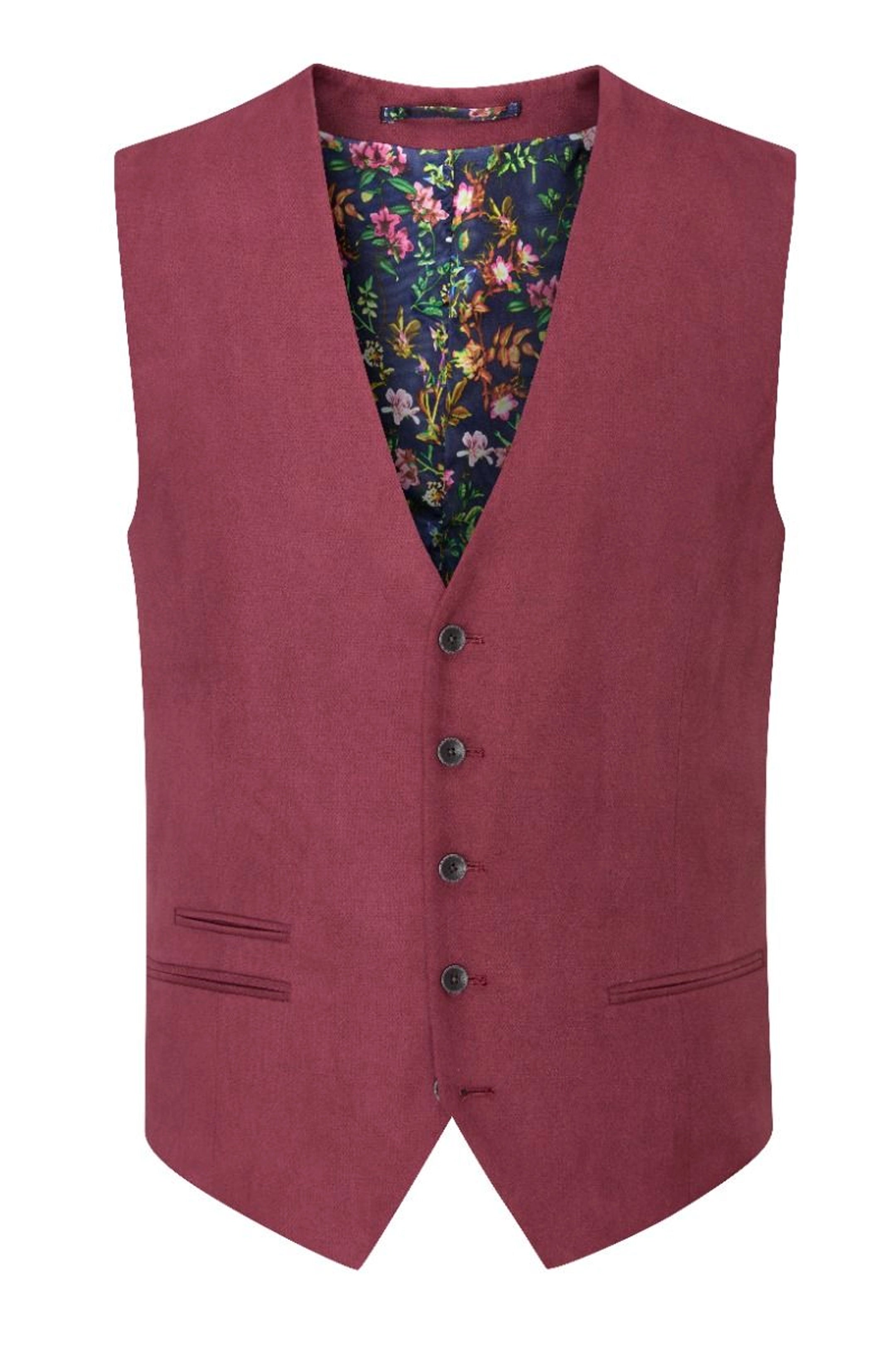 Camplin Raspberry Waistcoat
