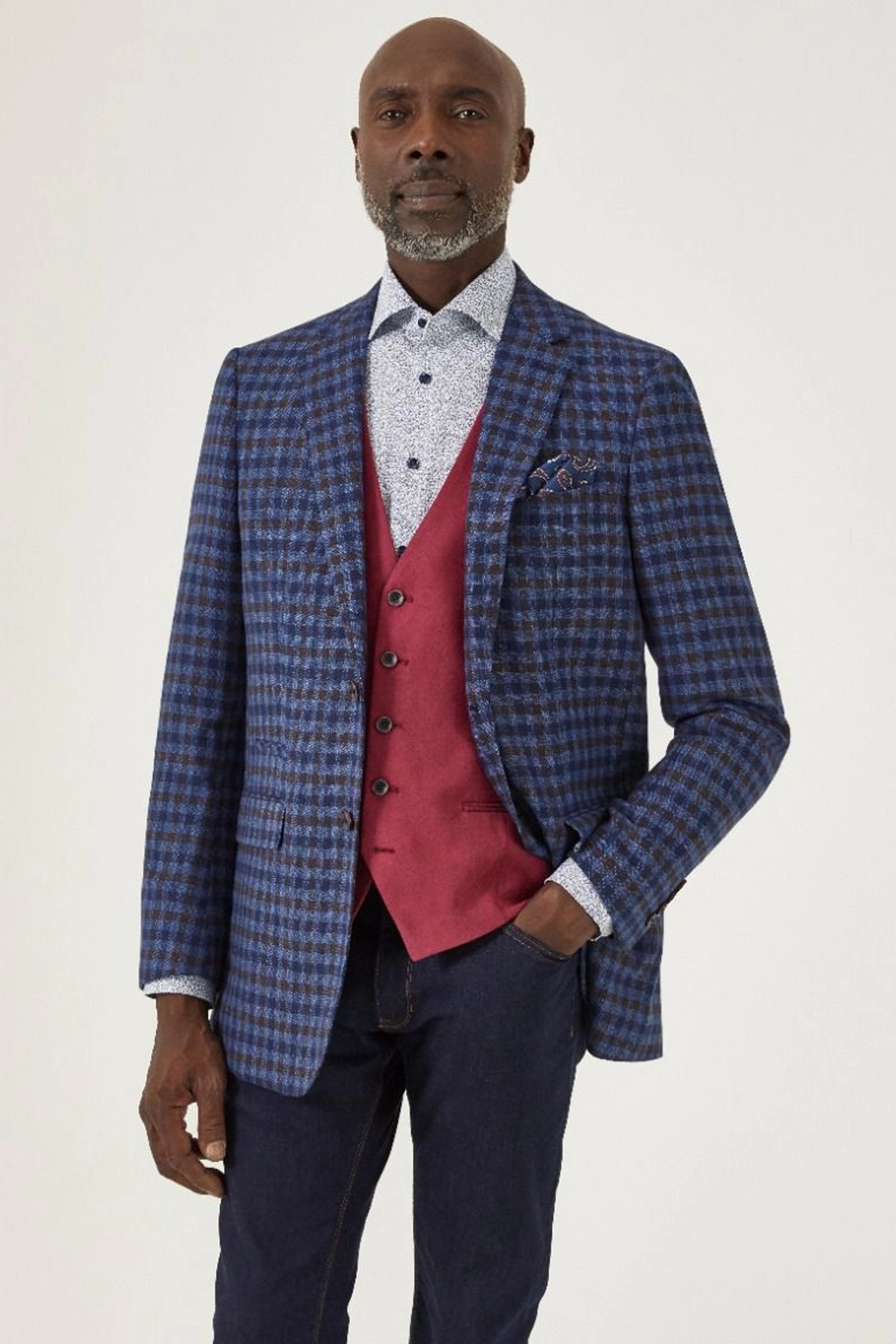 Camplin Raspberry Waistcoat