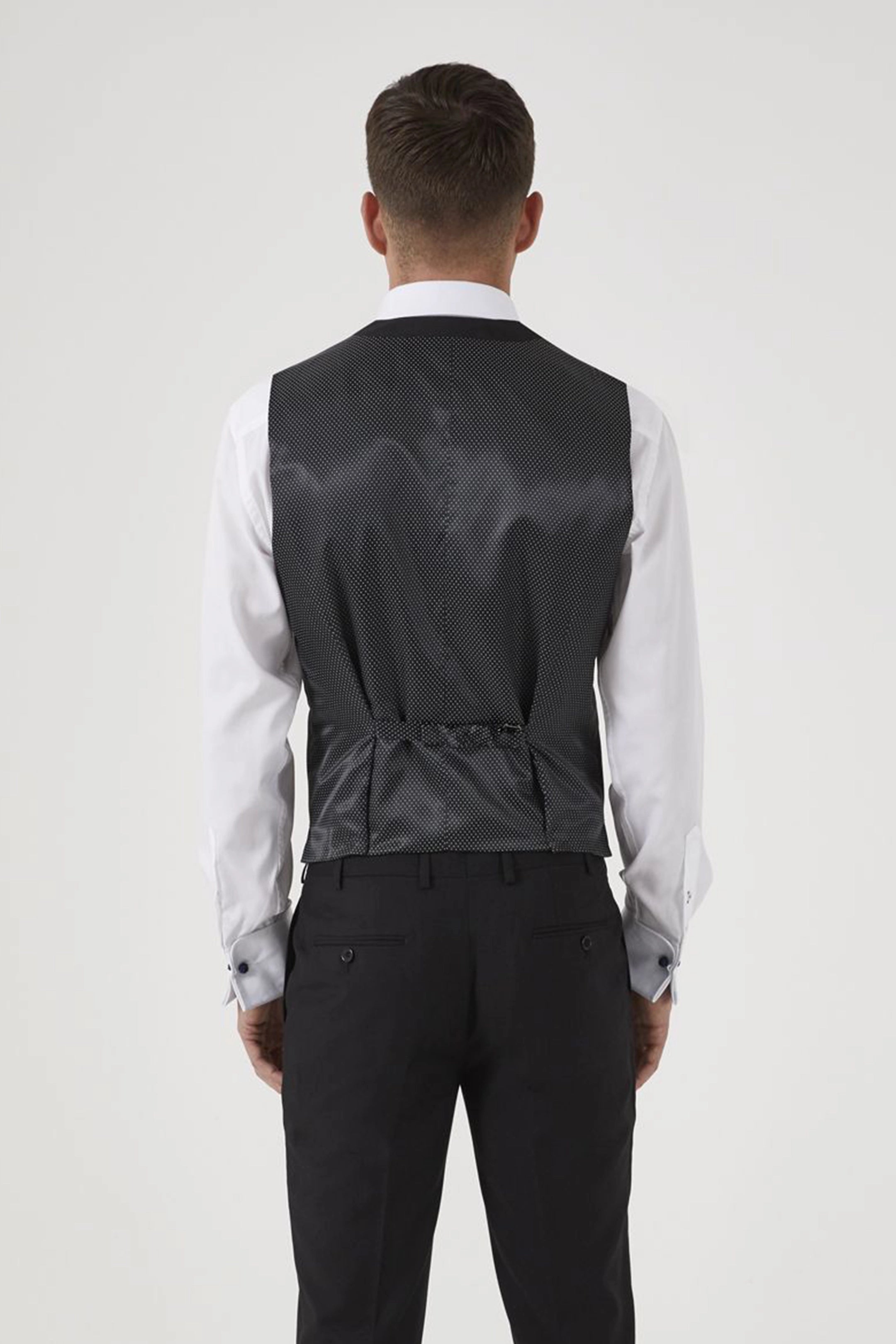 Milan Slim Suit Black