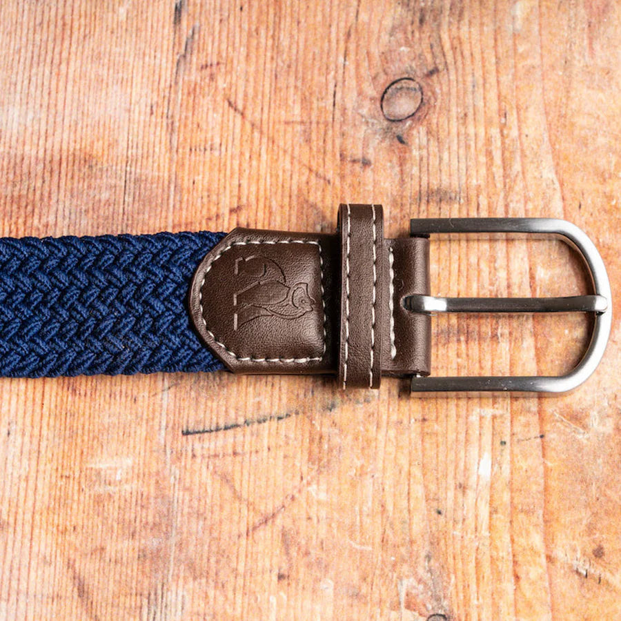 Swole Panda Woven Belt - Dark Blue