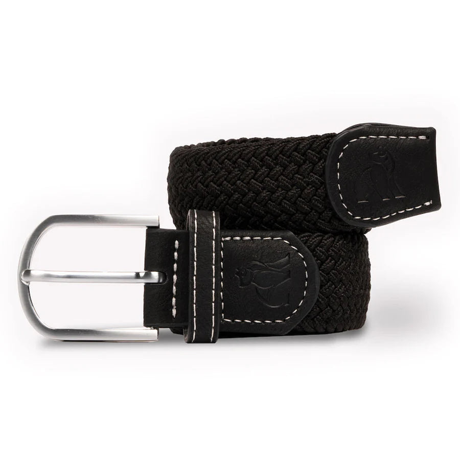 Swole Panda Woven Belt - Jet Black
