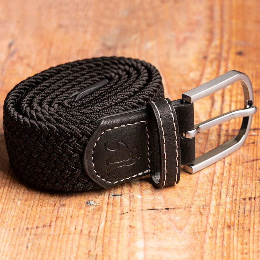 Swole Panda Woven Belt - Jet Black