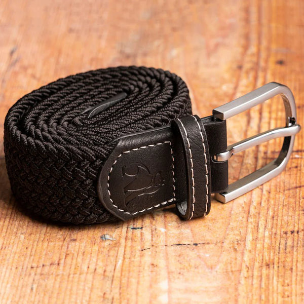 Swole Panda Woven Belt - Jet Black