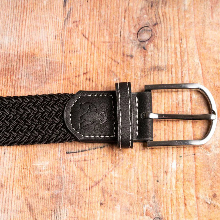 Swole Panda Woven Belt - Jet Black