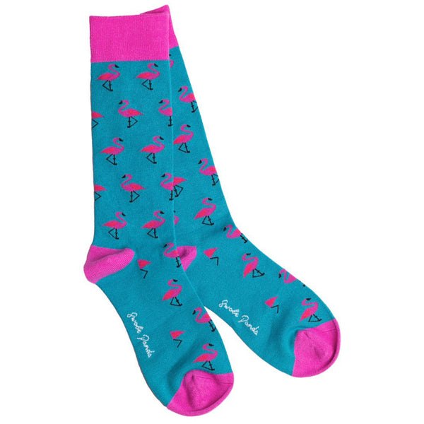 Swole Panda SP327 Flamingo Bamboo Socks
