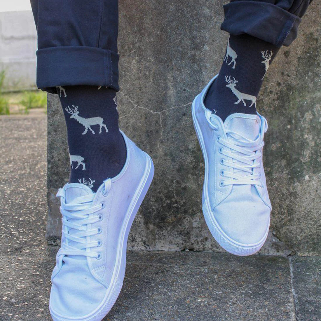 Swole Panda SP358 Stag Bamboo Socks