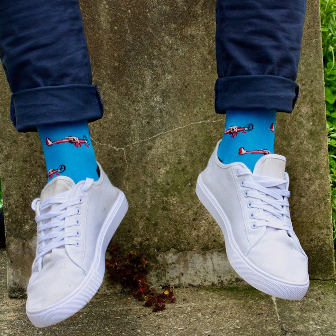 Swole Panda SP372 Aeroplane Bamboo Socks