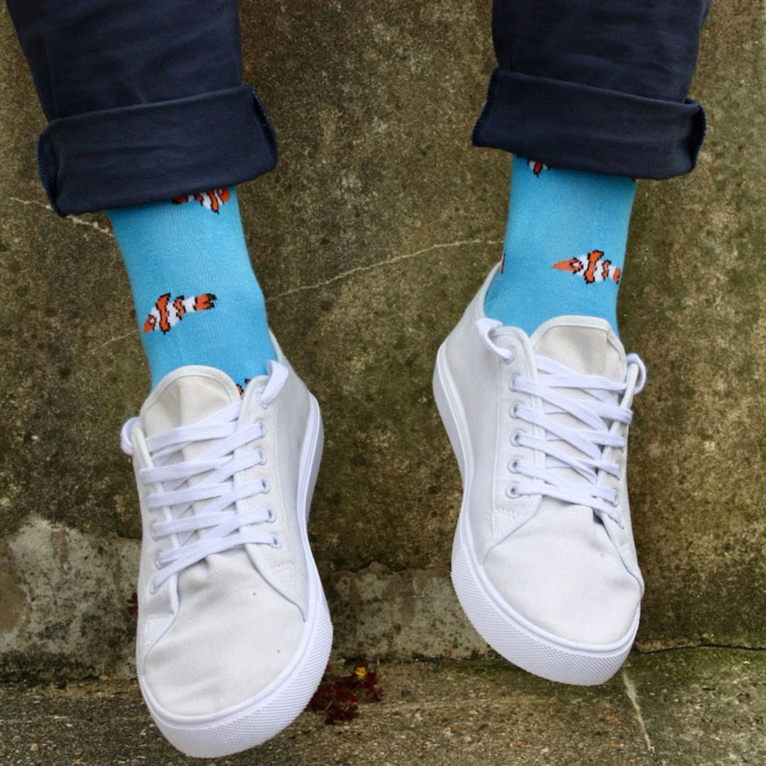 Swole Panda SP378 Clown Fish Bamboo Socks