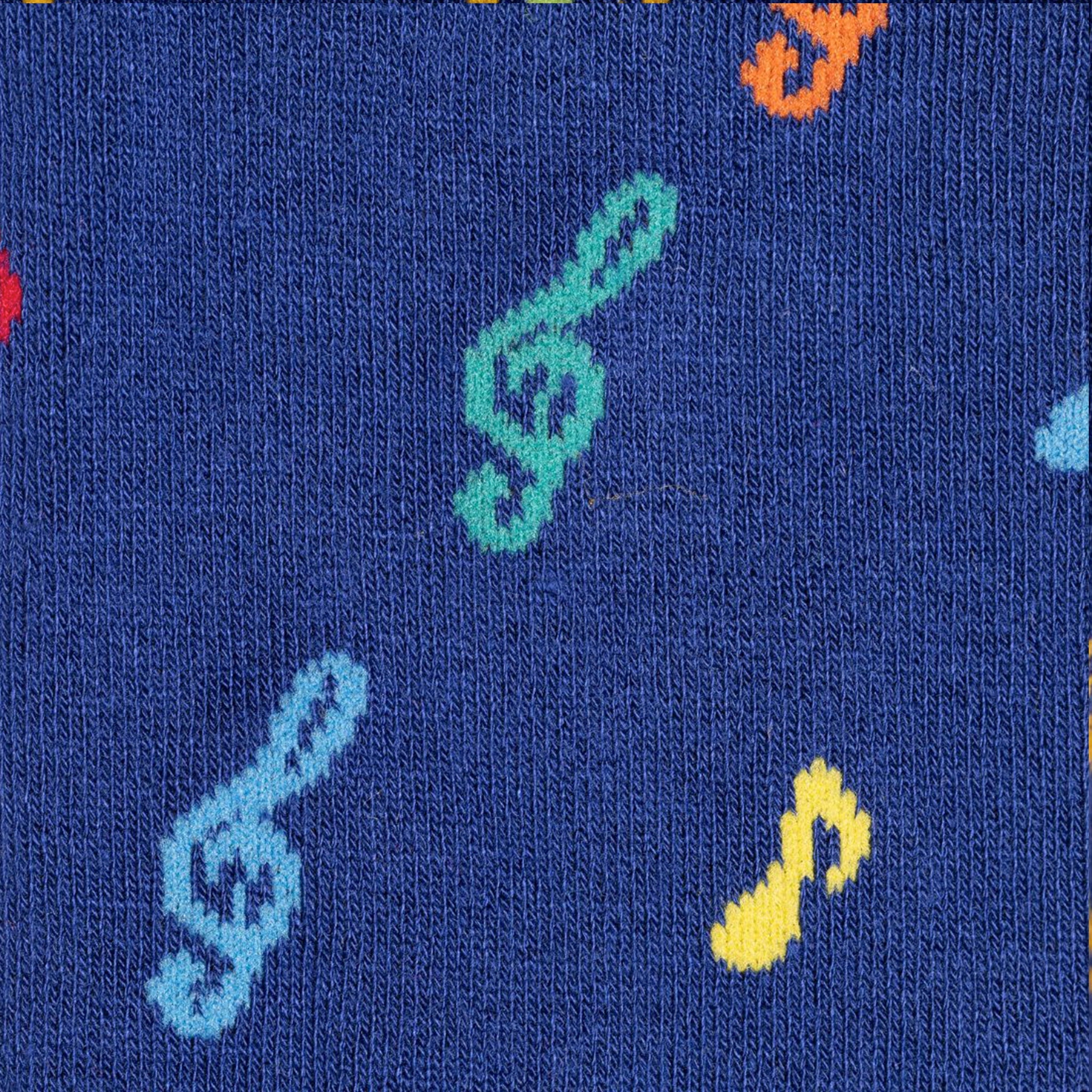 Swole Panda SP445 Musical Note Bamboo Socks