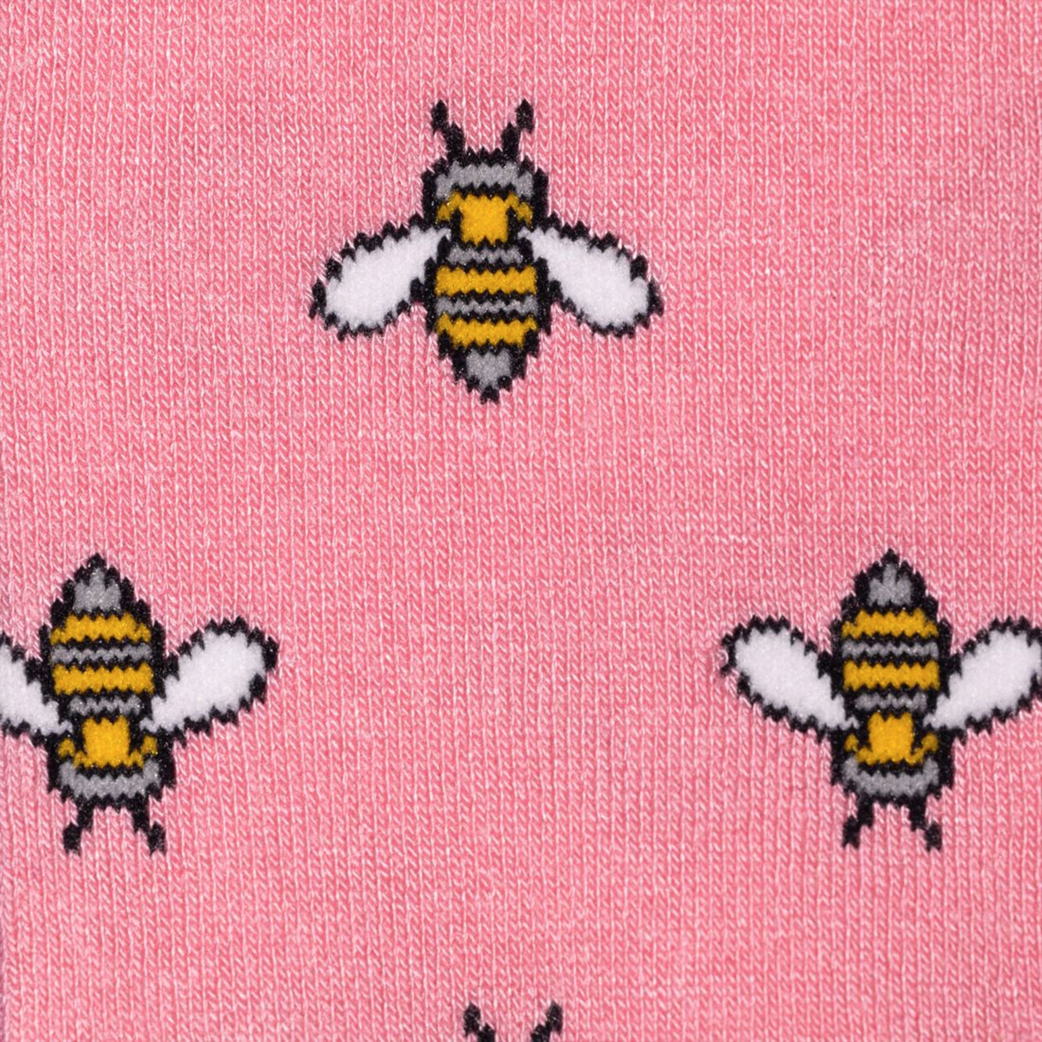 Swole Panda SP357 Pink Bumblebee Bamboo Socks