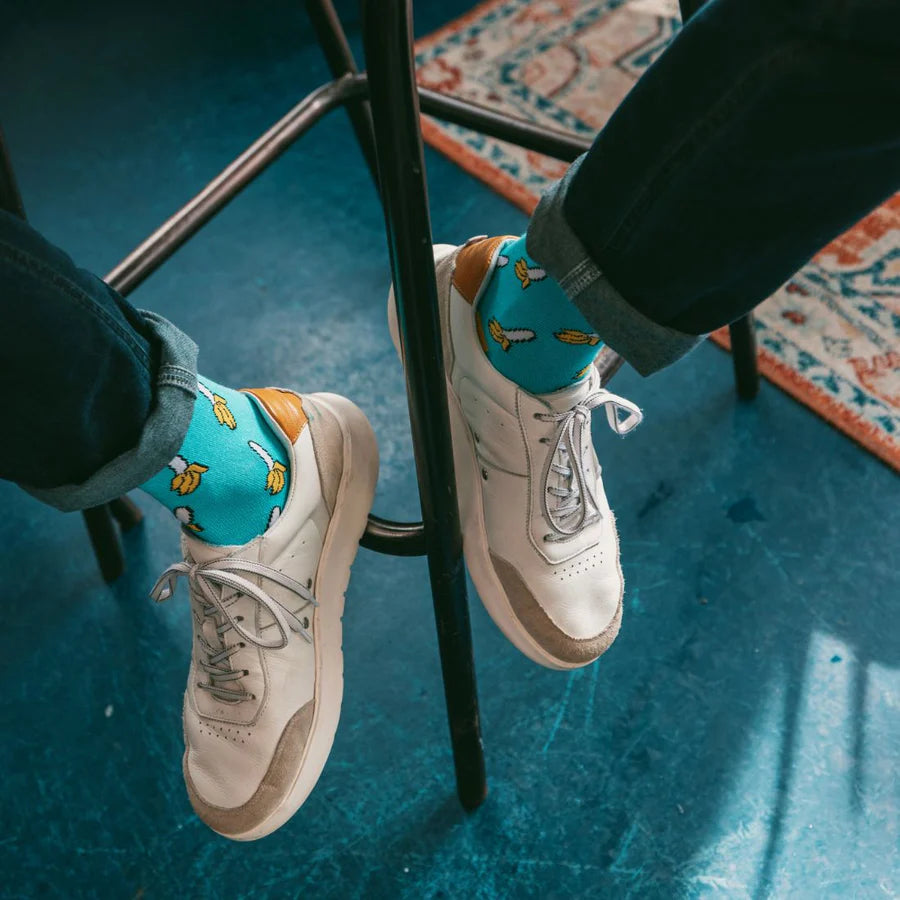 Swole Panda SP387 Banana Bamboo Socks