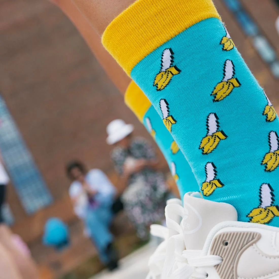 Swole Panda SP387 Banana Bamboo Socks