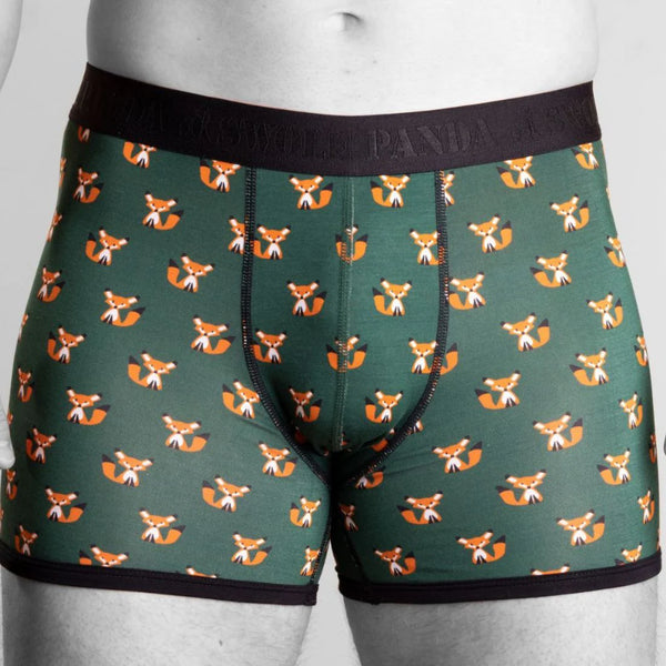 Swole Panda SP-UN-24 Bamboo Boxers - Foxes