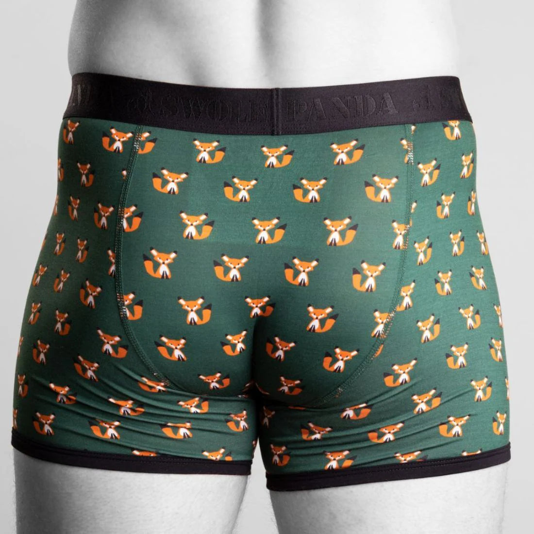 Swole Panda SP-UN-24 Bamboo Boxers - Foxes
