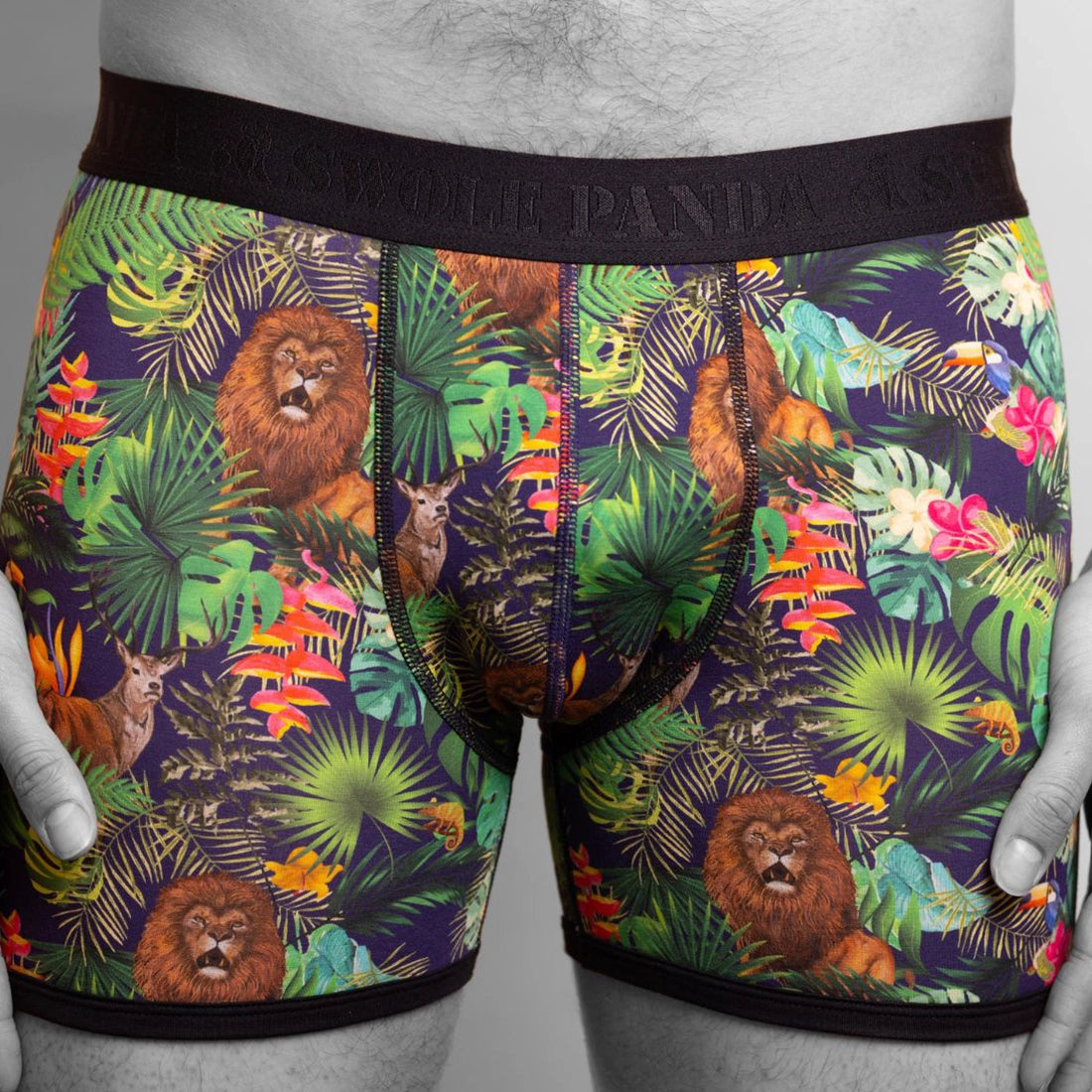 Swole Panda SP-UN-33 Bamboo Boxers - Jungle