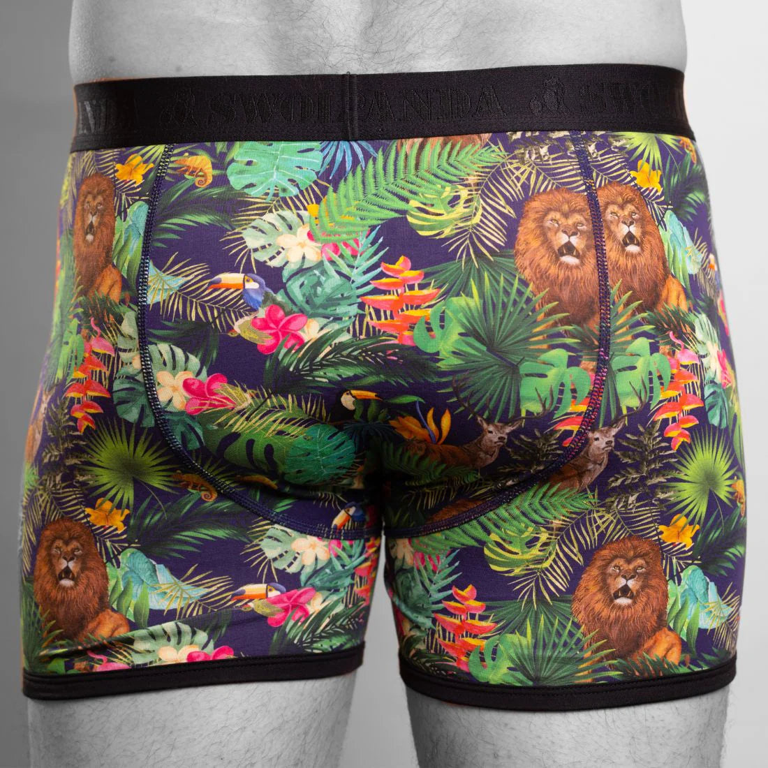Swole Panda SP-UN-33 Bamboo Boxers - Jungle