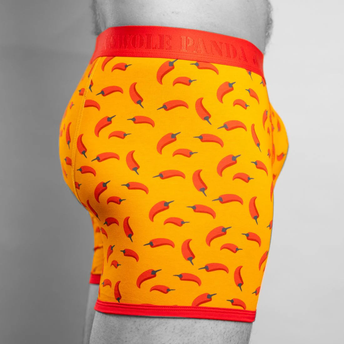 Swole Panda SP-UN-37 Bamboo Boxers - Chillies