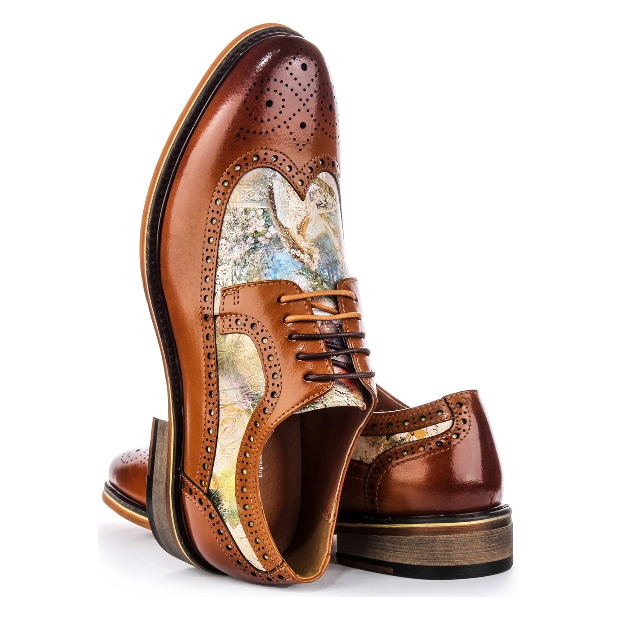 Scott Leather Brogues in Brown