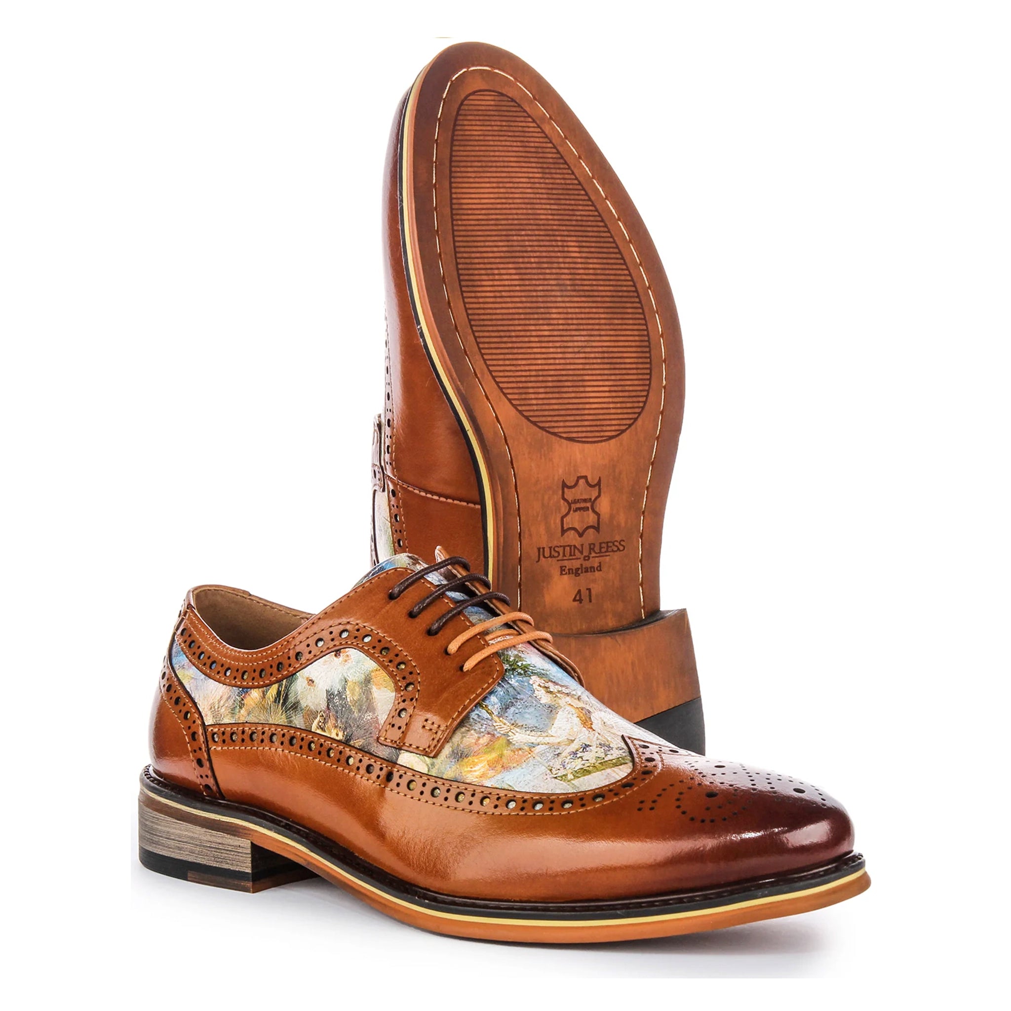 Scott Leather Brogues in Brown