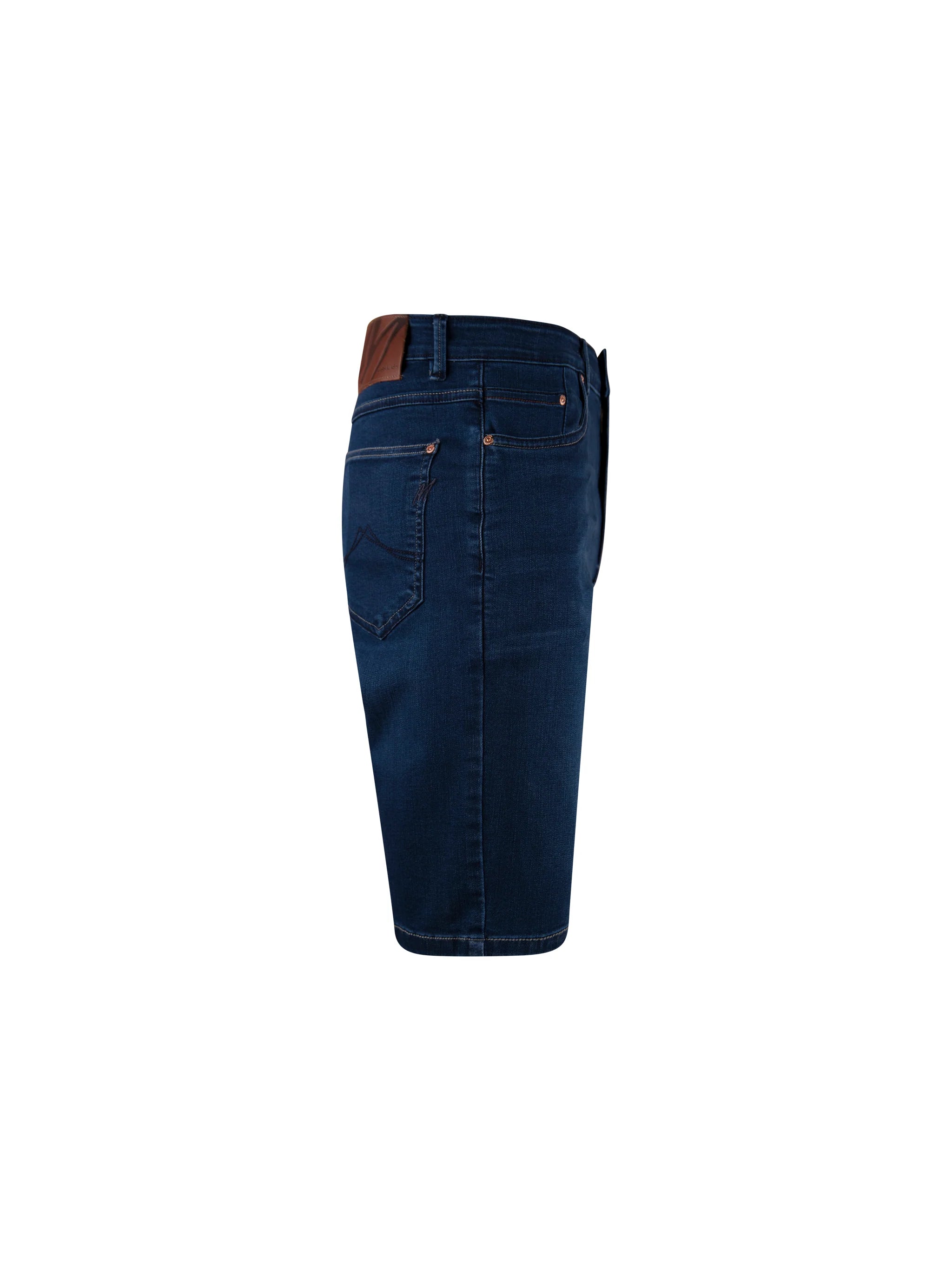 Mish Mash High Stretch Paul Blue Azure Denim Shorts